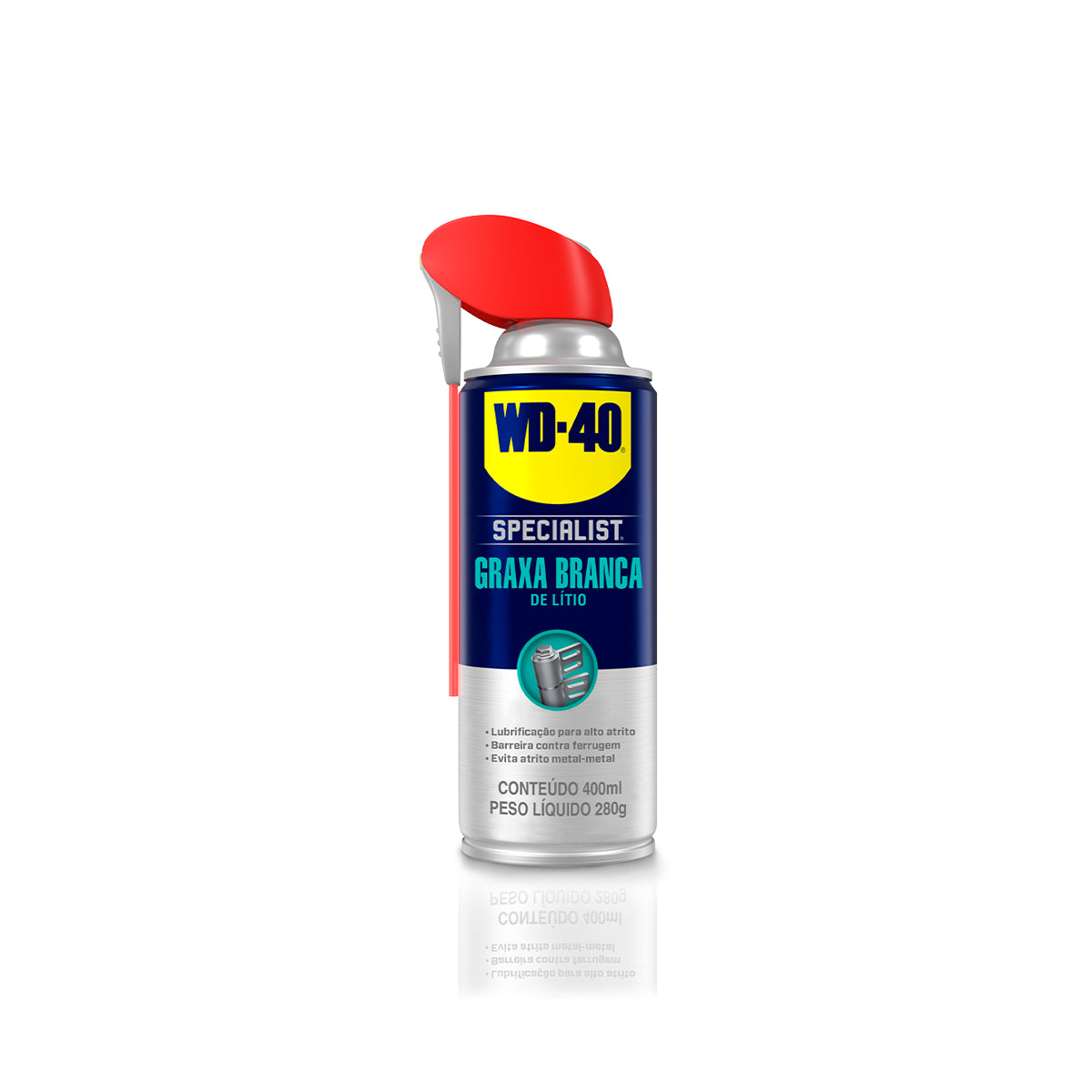 Graxa Liquida Branca Spray WD40 Litio 400ml Specialist Theron