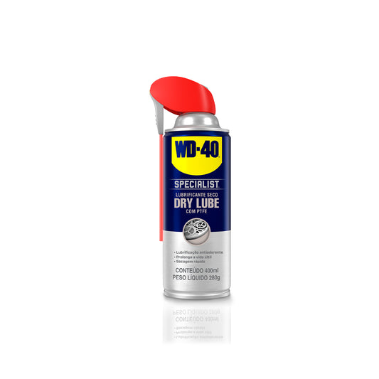 Lubrificante Seco WD40 Dry Lube C/ PTFE 400Ml Theron