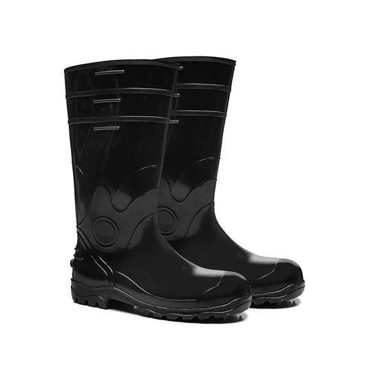 Bota Pvc Preta Cano Longo Sf Ca 37455 Bracol