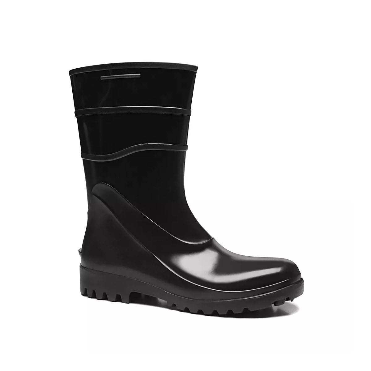 Bota Pvc Preta Cano Medio  Sf  Ca 37456 Bracol