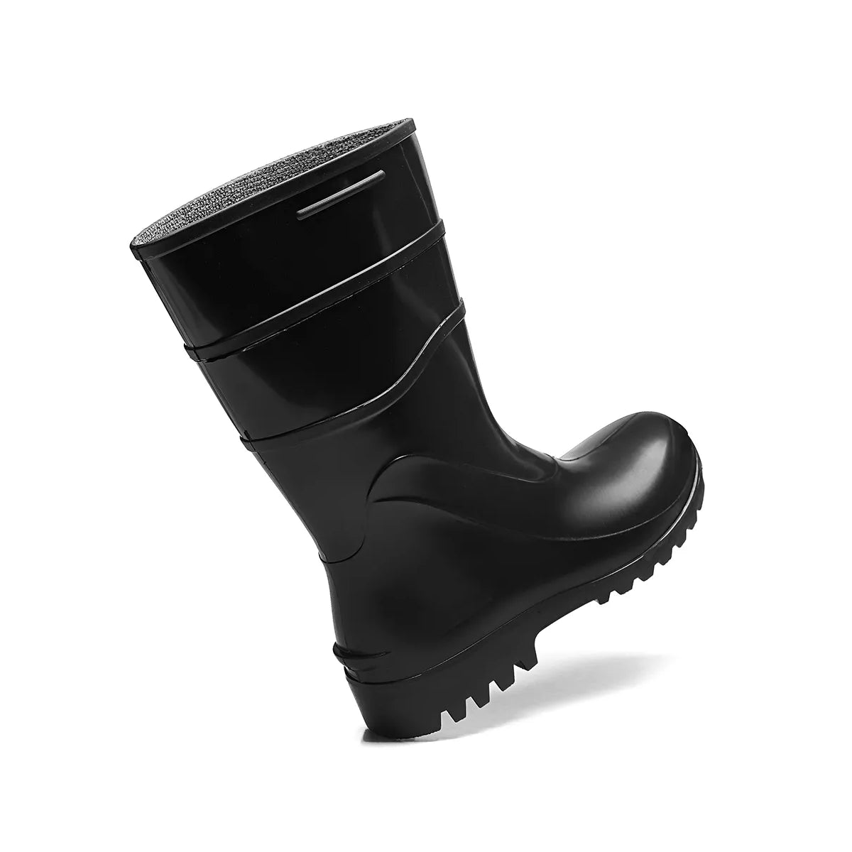 Bota Pvc Preta Cano Medio  Sf  Ca 37456 Bracol